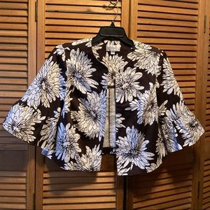 Studio I Chocolate Brown & White Jacket